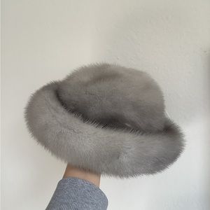 Mink fur hat